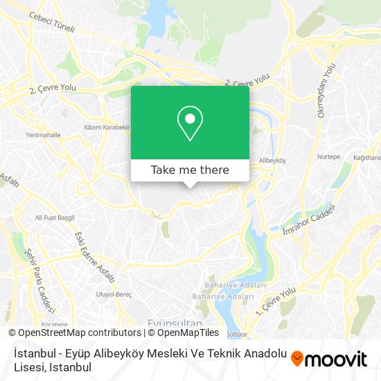 İstanbul - Eyüp Alibeyköy Mesleki Ve Teknik Anadolu Lisesi map