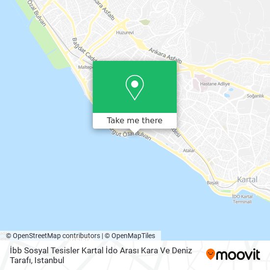 İbb Sosyal Tesisler Kartal İdo Arası Kara Ve Deniz Tarafı map