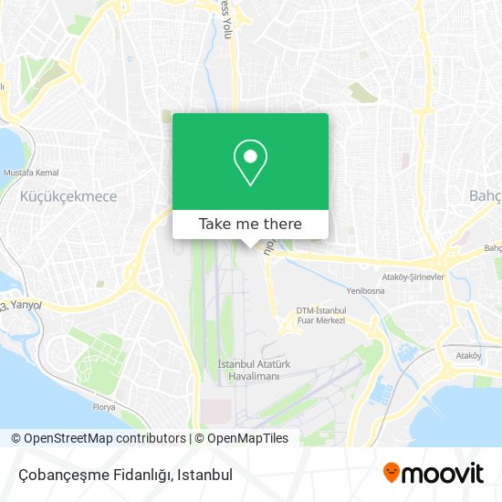 Çobançeşme Fidanlığı map