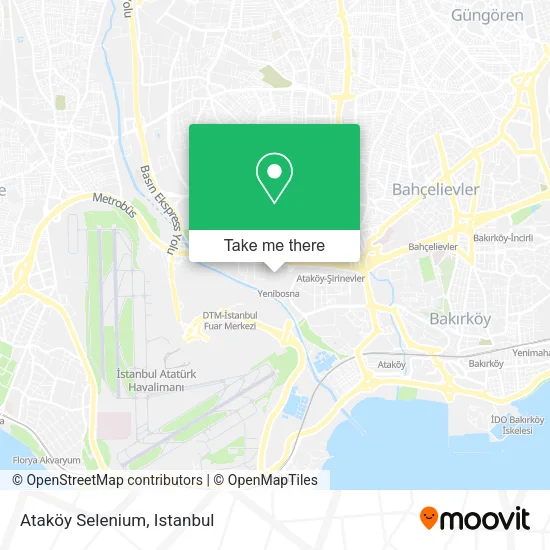 Ataköy Selenium map