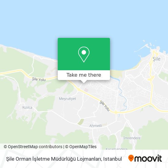 Şile Orman İşletme Müdürlüğü Lojmanları map