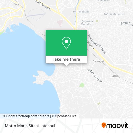 Motto Marin Sitesi map