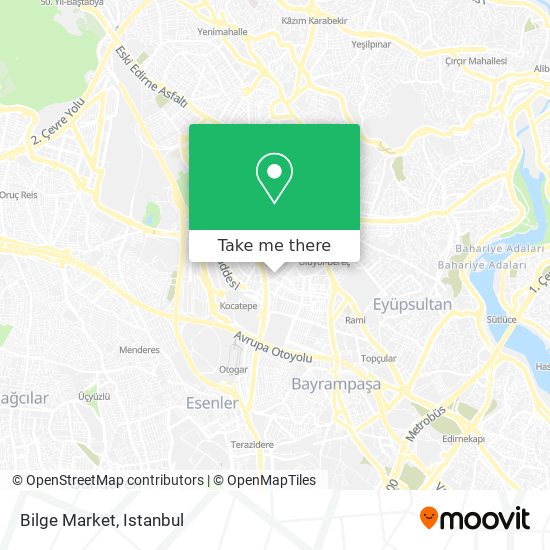 Bilge Market map