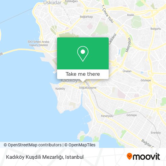 Kadıköy Kuşdili Mezarlığı map