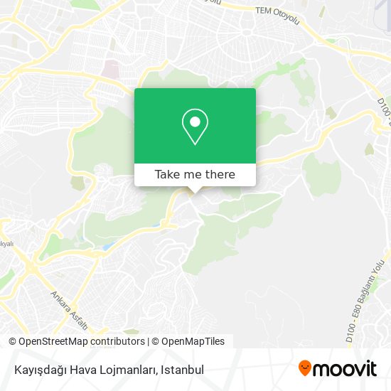 Kayışdağı Hava Lojmanları map