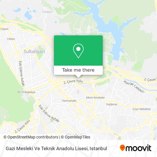 Gazi Mesleki Ve Teknik Anadolu Lisesi map