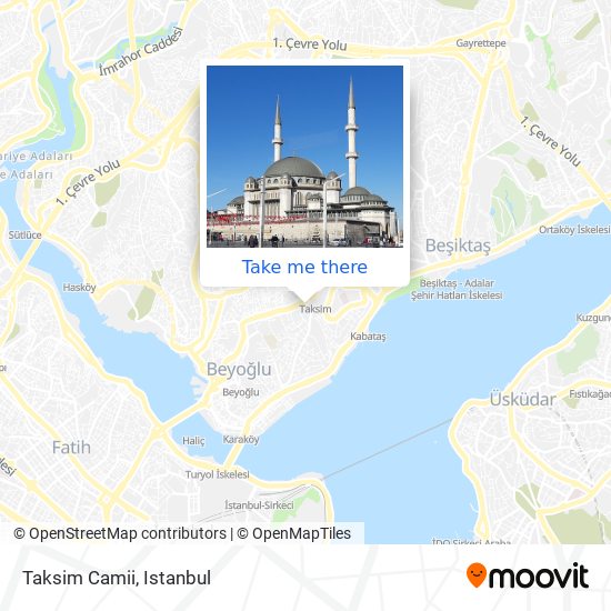 Taksim Camii map