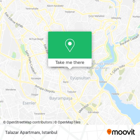 Talazar Apartmanı map