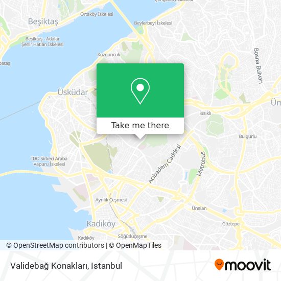 Validebağ Konakları map