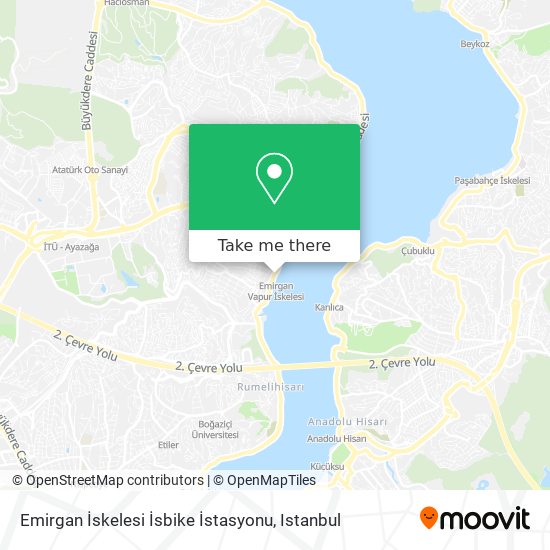 Emirgan İskelesi İsbike İstasyonu map