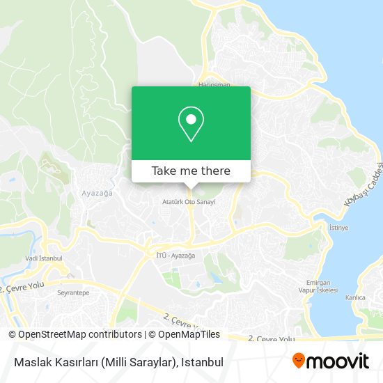 Maslak Kasırları (Milli Saraylar) map