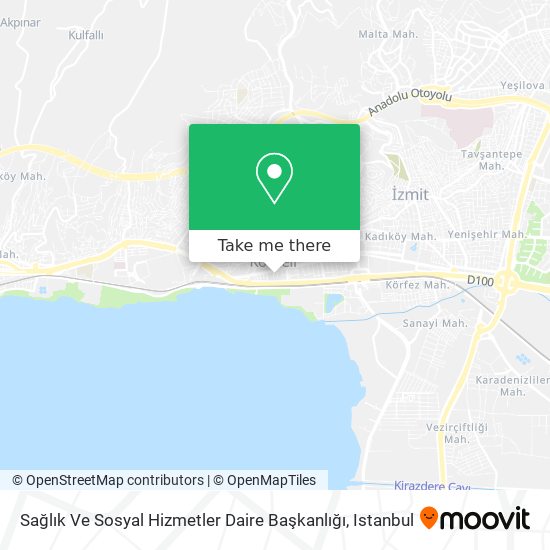 Sağlık Ve Sosyal Hizmetler Daire Başkanlığı map