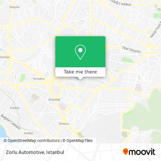 Zorlu Automotive map