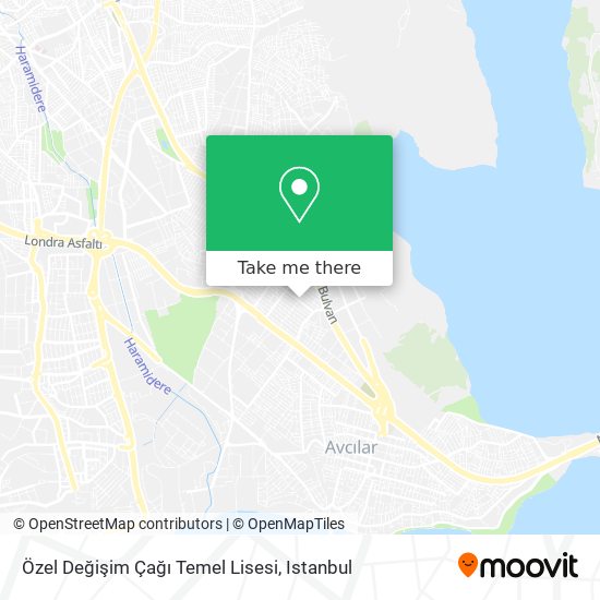 Özel Değişim Çağı Temel Lisesi map