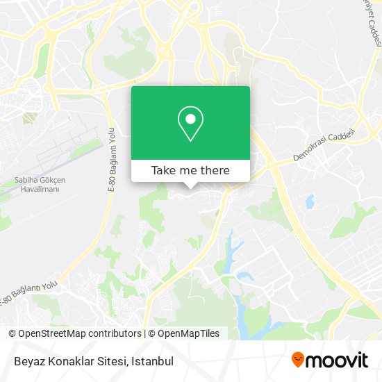 Beyaz Konaklar Sitesi map