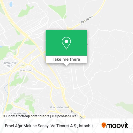 Ersel Ağır Makine Sanayi Ve Ticaret A.Ş. map