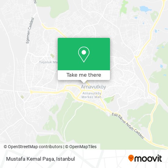 Mustafa Kemal Paşa map