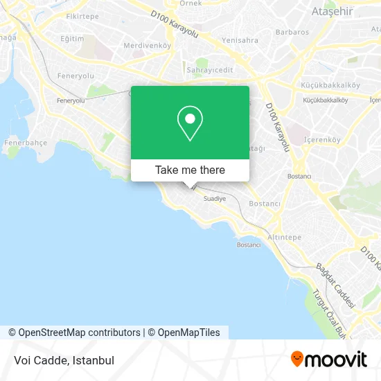 Voi Cadde map