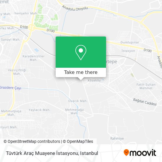 Tüvtürk Araç Muayene İstasyonu map