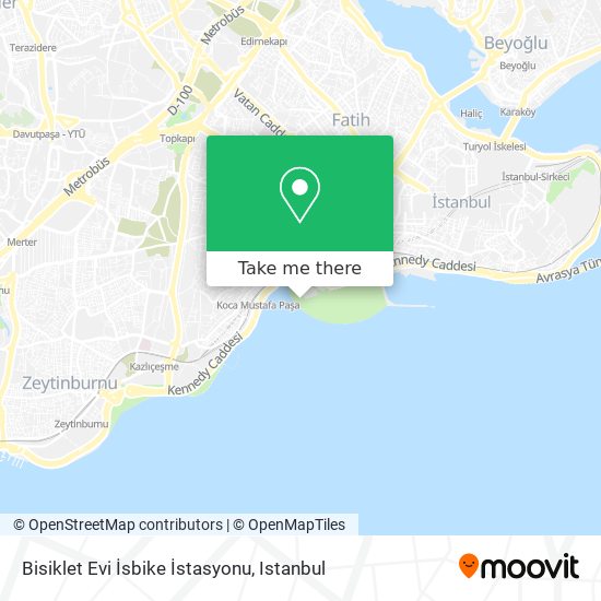 Bisiklet Evi İsbike İstasyonu map