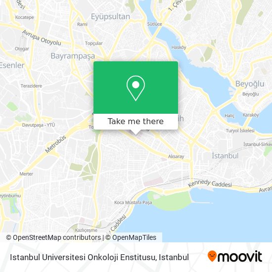 Istanbul Universitesi Onkoloji Enstitusu map