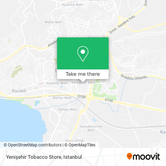 Yenişehir Tobacco Store map