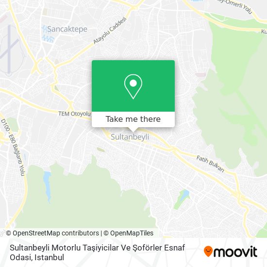 Sultanbeyli Motorlu Taşiyicilar Ve Şoförler Esnaf Odasi map