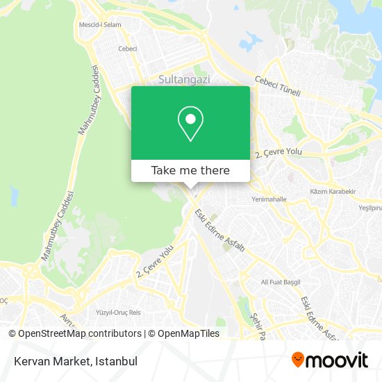 Kervan Market map