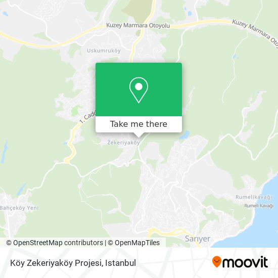 Köy Zekeriyaköy Projesi map