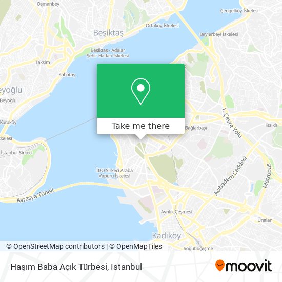 Haşım Baba Açık Türbesi map
