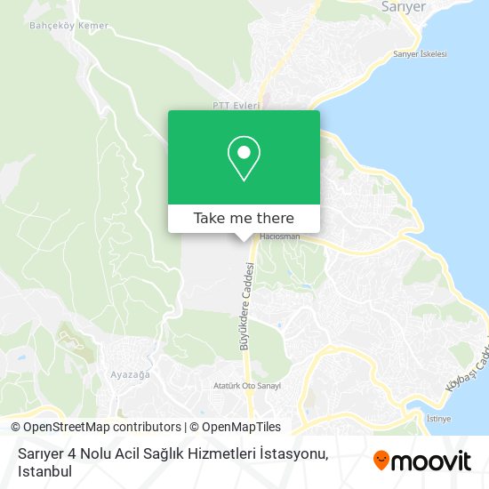 Sarıyer 4 Nolu Acil Sağlık Hizmetleri İstasyonu map