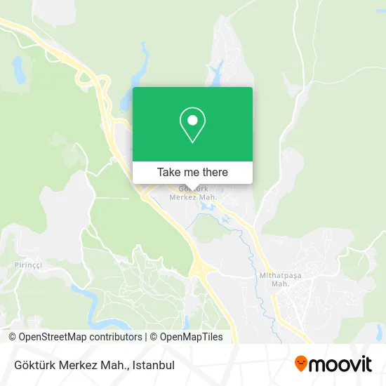 Göktürk Merkez Mah. map