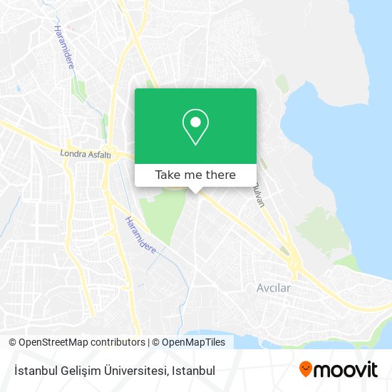 İstanbul Gelişim Üniversitesi map