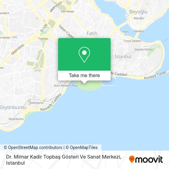 Dr. Mimar Kadir Topbaş Gösteri Ve Sanat Merkezi map