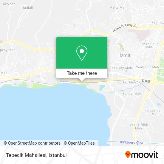 Tepecik Mahallesi map