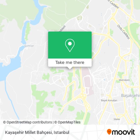 Kayaşehir Millet Bahçesi map