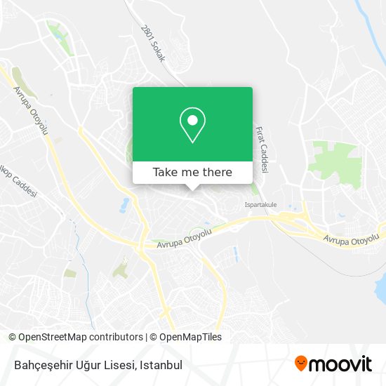 Bahçeşehir Uğur Lisesi map