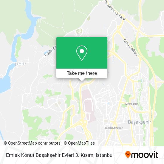 Emlak Konut Başakşehir Evleri 3. Kısım map