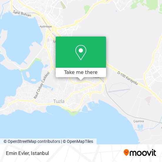 Emin Evler map