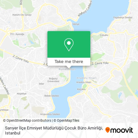 Sarıyer İlçe Emniyet Müdürlüğü Çocuk Büro Amirliği map