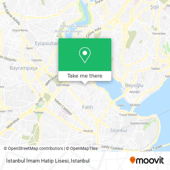 İstanbul İmam Hatip Lisesi map
