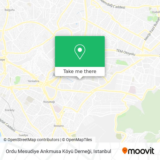 Ordu Mesudiye Arıkmusa Köyü Derneği map