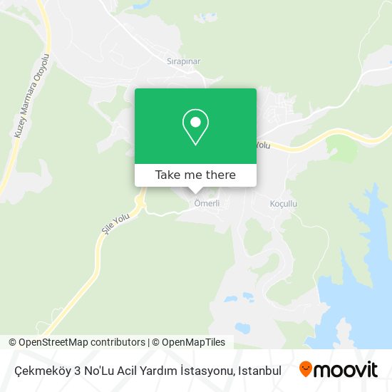 Çekmeköy 3 No'Lu Acil Yardım İstasyonu map