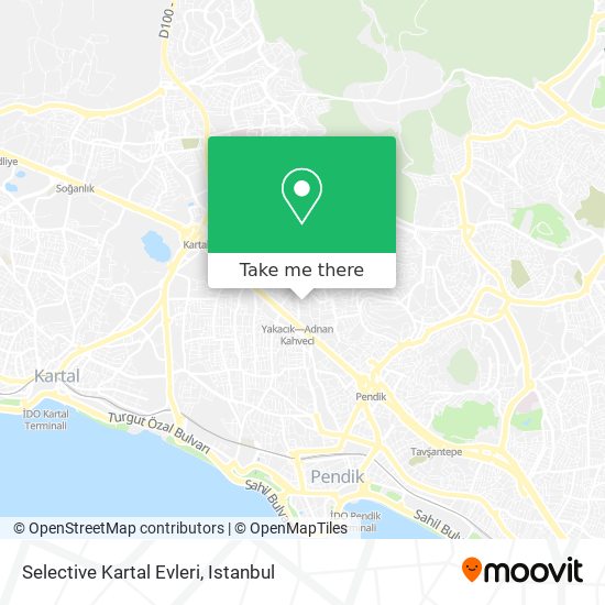 Selective Kartal Evleri map