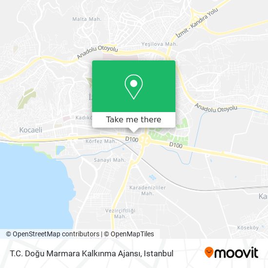 T.C. Doğu Marmara Kalkınma Ajansı map