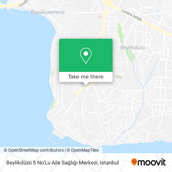 Beylikdüzü 5 No'Lu Aile Sağlığı Merkezi map