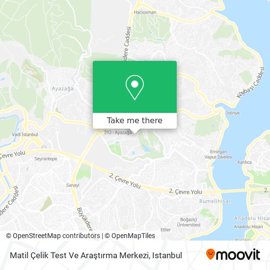 Matil Çelik Test Ve Araştırma Merkezi map