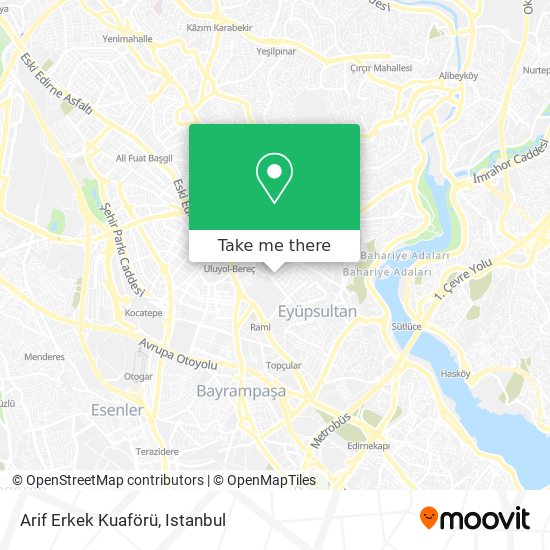 Arif Erkek Kuaförü map