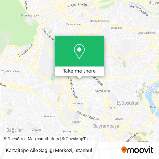 Kartaltepe Aile Sağlığı Merkezi map