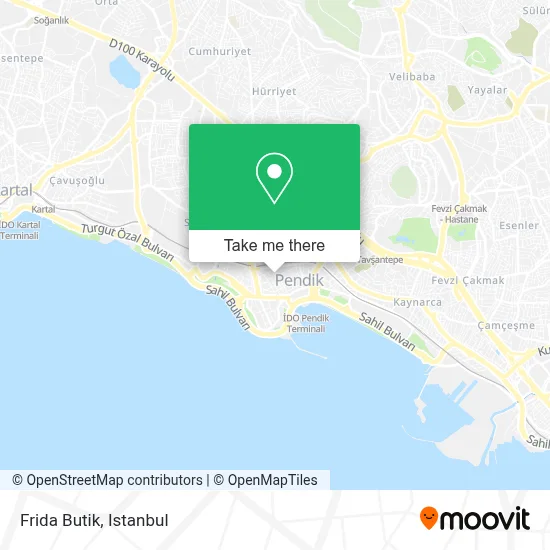 Frida Butik map